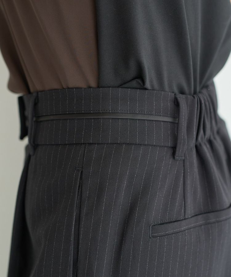 YECCA VECCA「ウエストデザインワイドストレートパンツ」|その他|