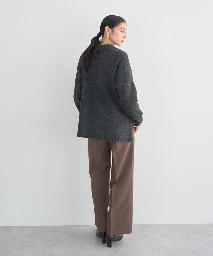 YECCA VECCA「ウエストデザインワイドストレートパンツ」|その他|