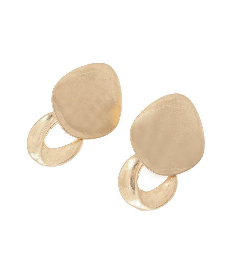 YECCA VECCA「メタルプレートスイングピアス」|ピアス|