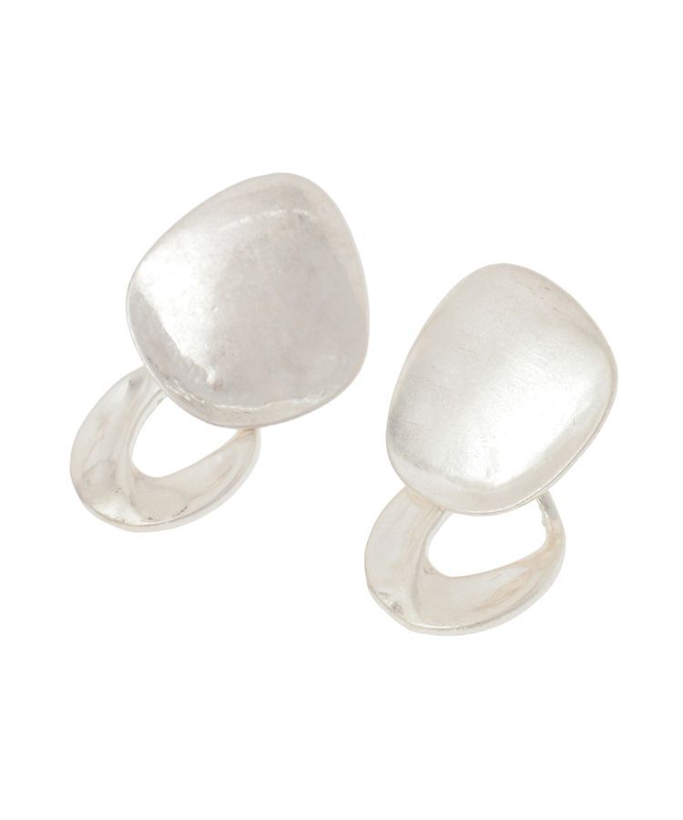 YECCA VECCA「メタルプレートスイングピアス」|ピアス|