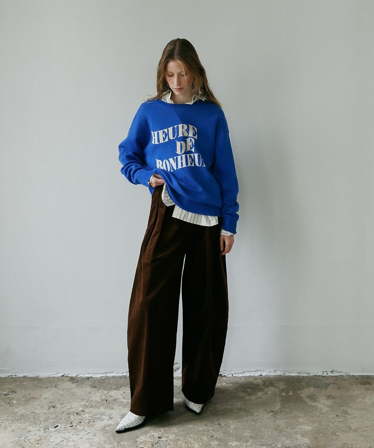 GARAGE OF GOOD CLOTHING「ジャガードロゴニットプルオーバー」|ニット・セーター|