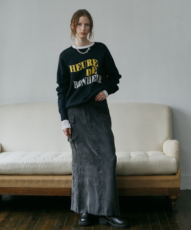 GARAGE OF GOOD CLOTHING「ジャガードロゴニットプルオーバー」|ニット・セーター|