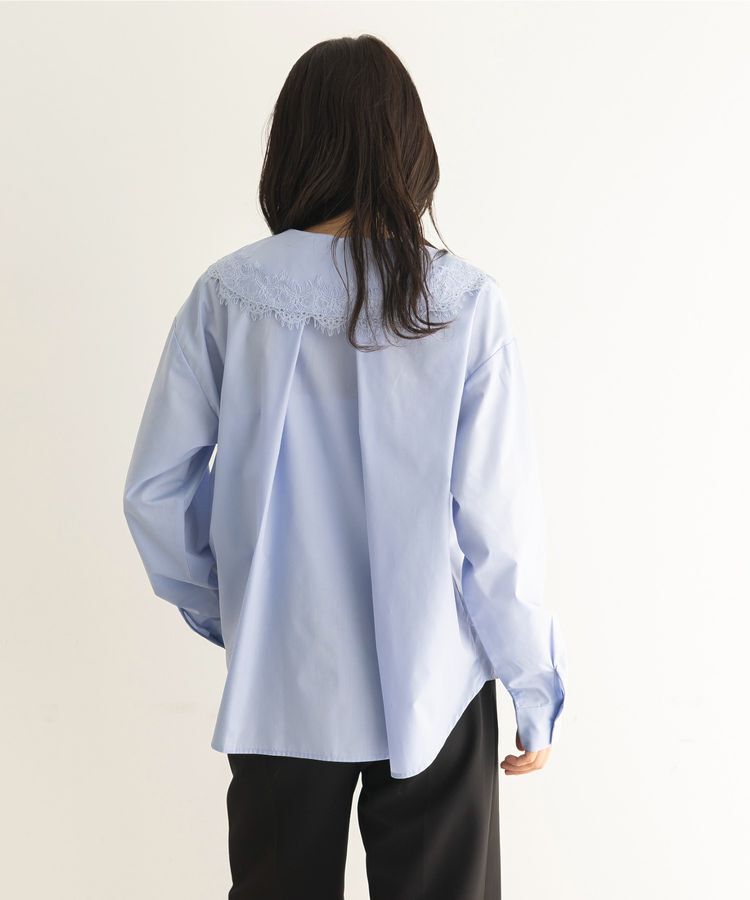 GARAGE OF GOOD CLOTHING「レースカラーラッフルブラウス」|シャツ・ブラウス|