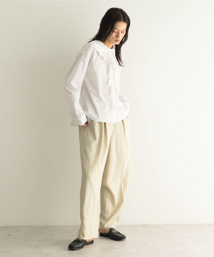 GARAGE OF GOOD CLOTHING「レースカラーラッフルブラウス」|シャツ・ブラウス|