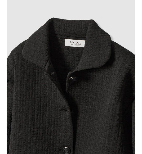 LOULOU WILLOUGHBY「【LOULOU WILLOUGHBY】ダブルジャガードパフニットジャケット」|ニット・セーター|