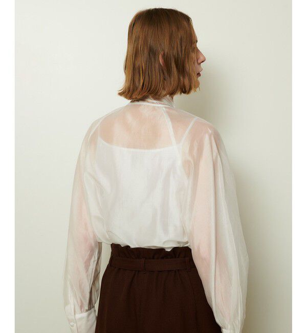 allureville「シルキーセルロースボウブラウス」|シャツ・ブラウス|