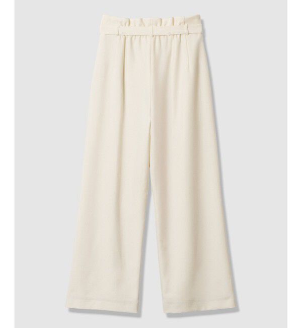 allureville「ウールライクフランネルヨークレスパンツ」|チノ|