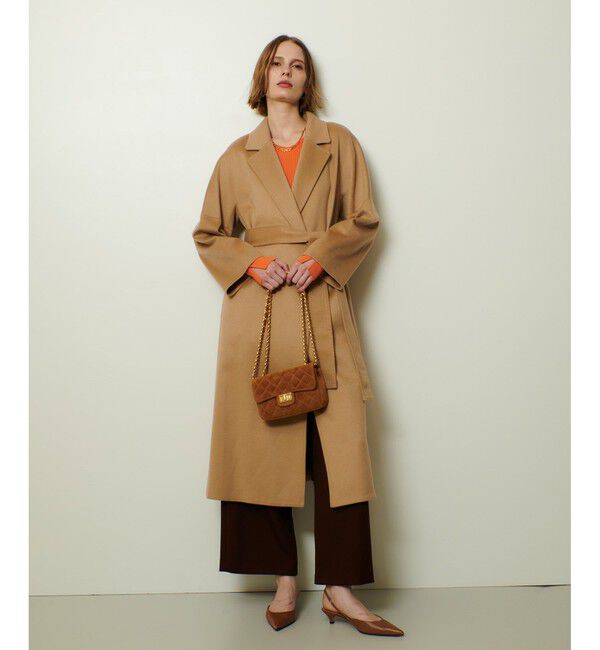 allureville「ウールライクフランネルヨークレスパンツ」|チノ|