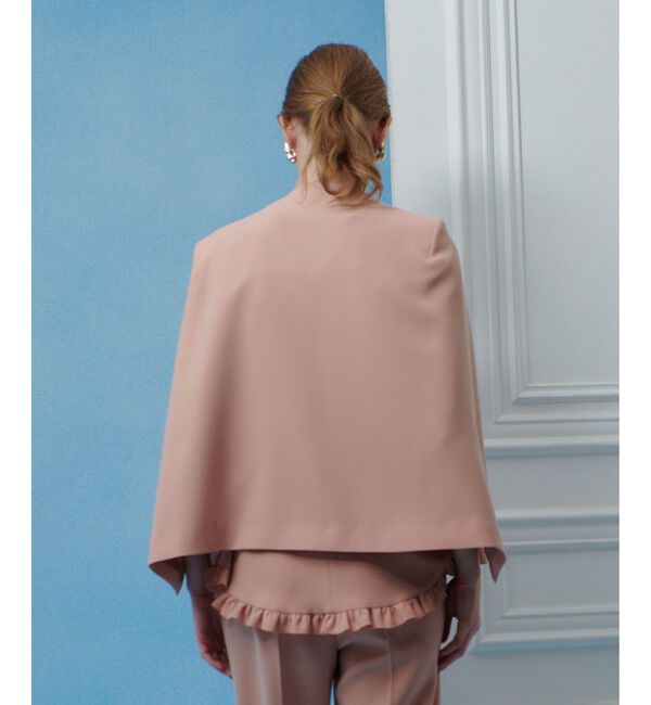 LOULOU WILLOUGHBY「◇【LOULOU WILLOUGHBY】リトルブラックケープジャケット」|ノーカラージャケット|