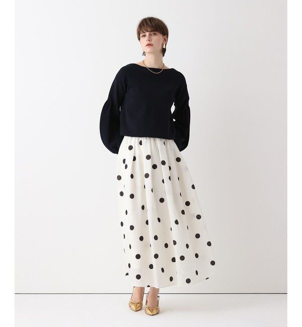 allureville「ビショップスリーブプルオーバー」|ニット・セーター|