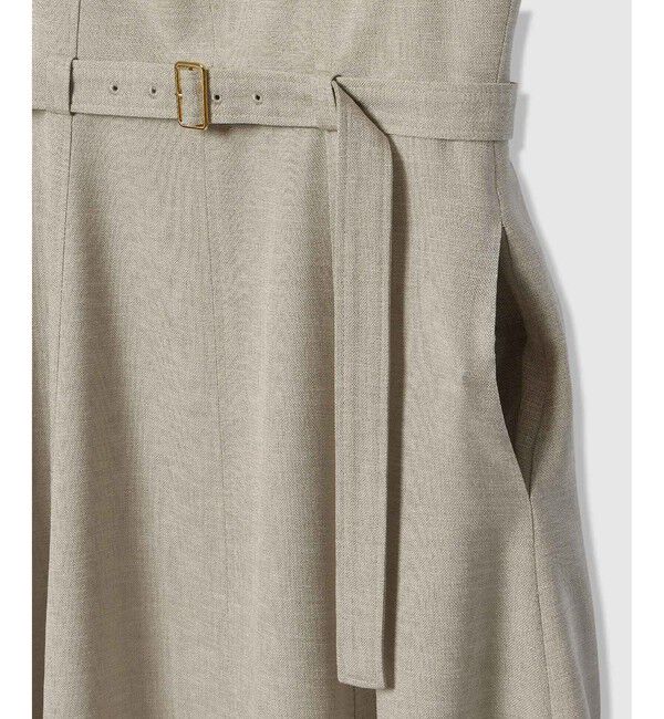 allureville「スクウェアデザインフレアーワンピース」|ワンピース|