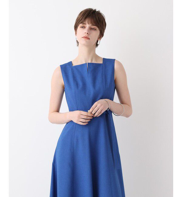 allureville「スクウェアデザインフレアーワンピース」|ワンピース|