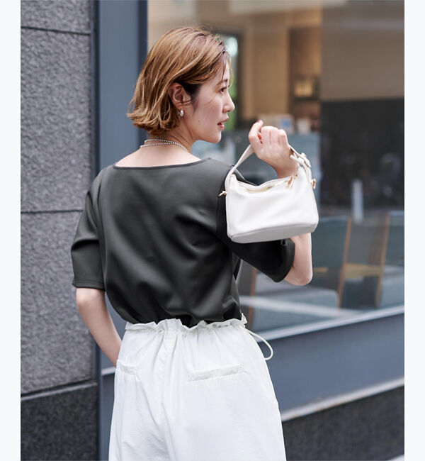 ur's「ボンディングハーフスリーブTシャツ」|Tシャツ・カットソー|