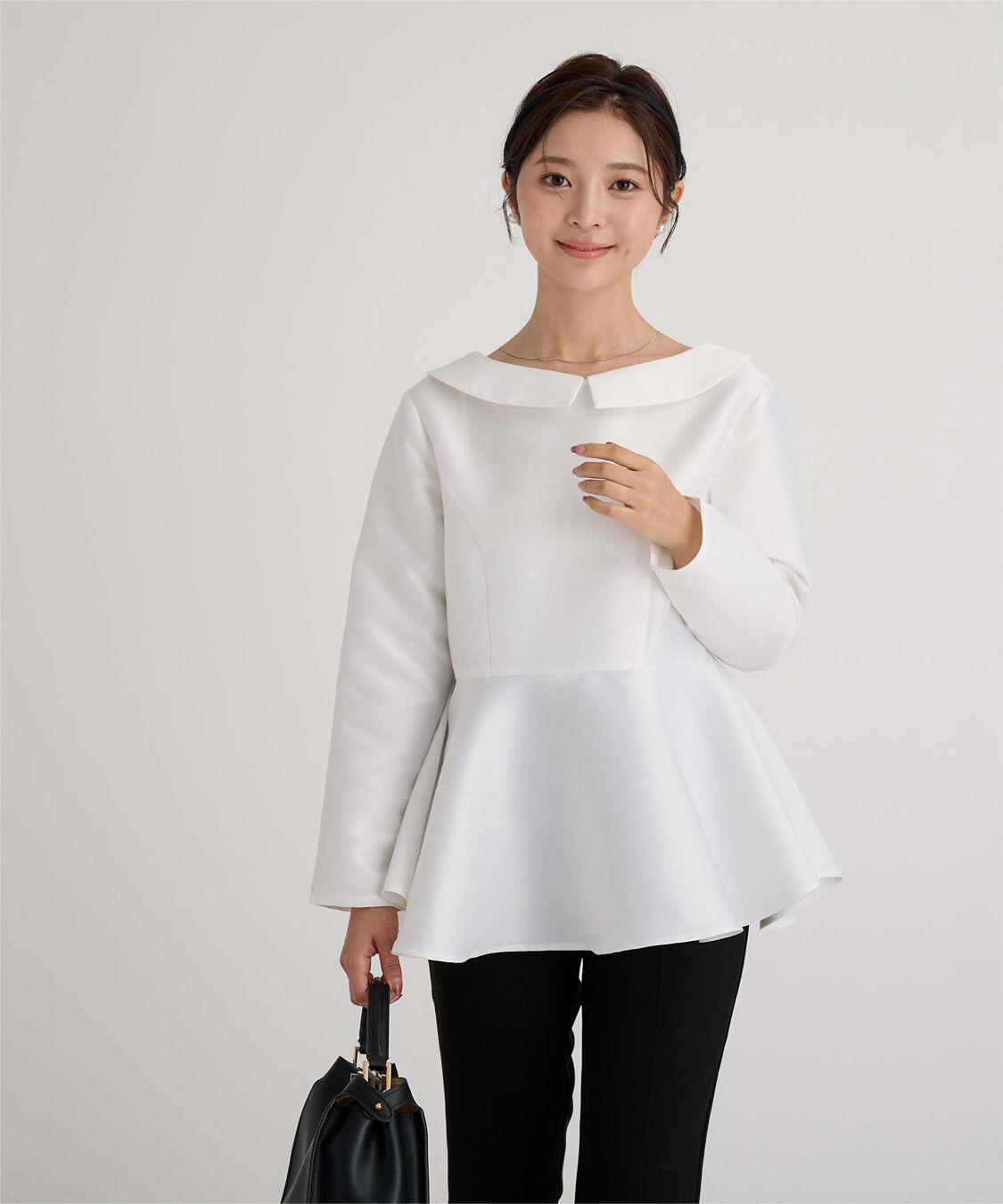 ur's「2wayペプラムブラウス」|シャツ・ブラウス|