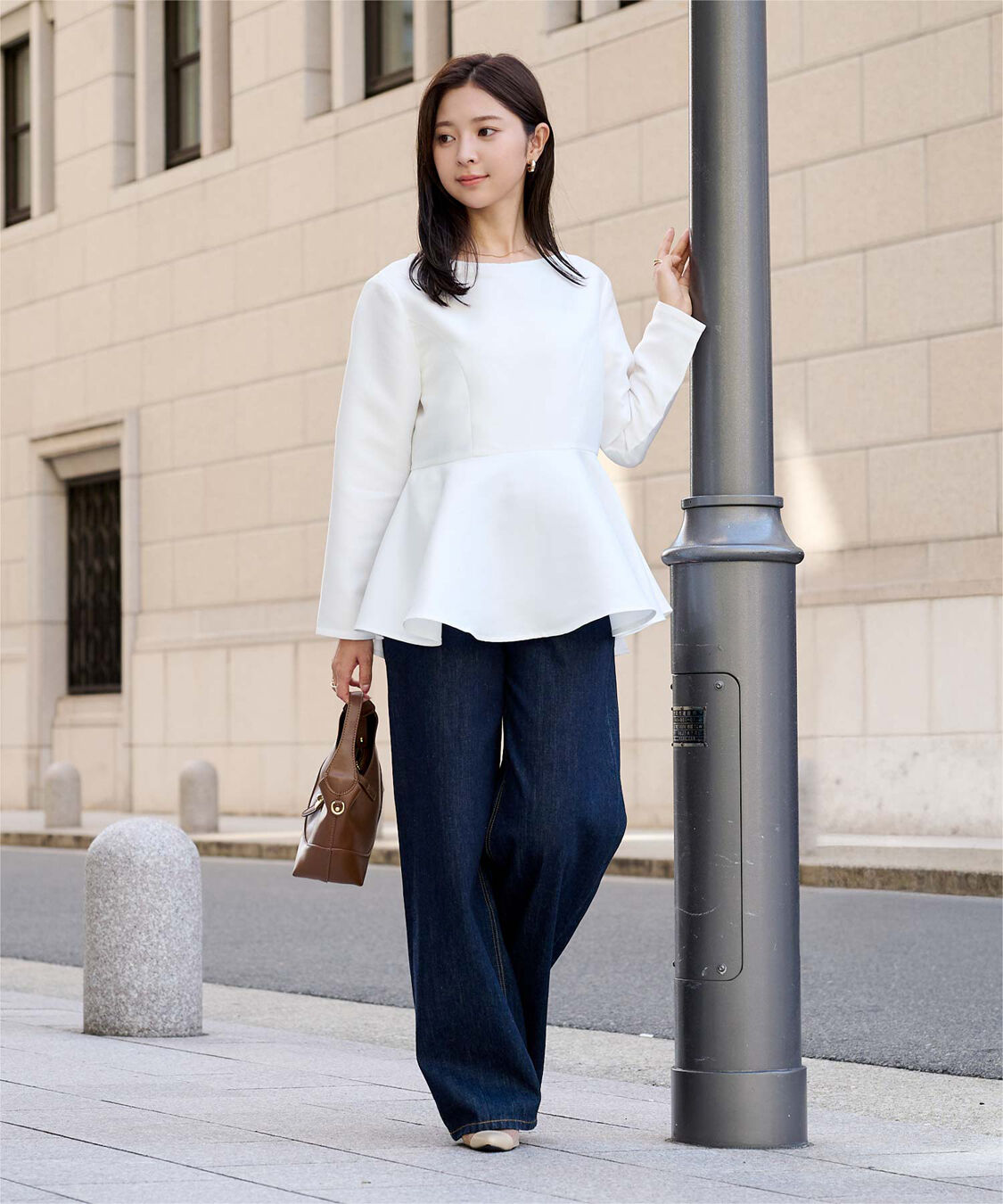 ur's「2wayペプラムブラウス」|シャツ・ブラウス|