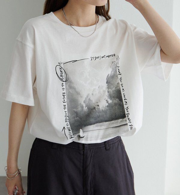  「【接触冷感+UVカット】フォトプリントTシャツ」|Tシャツ・カットソー|