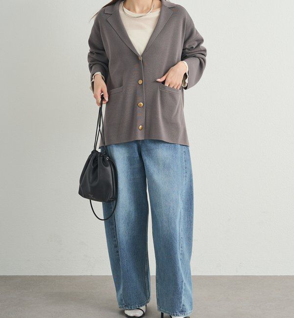  「【セットアップ対応】ニットテーラードジャケット」|テーラードジャケット|