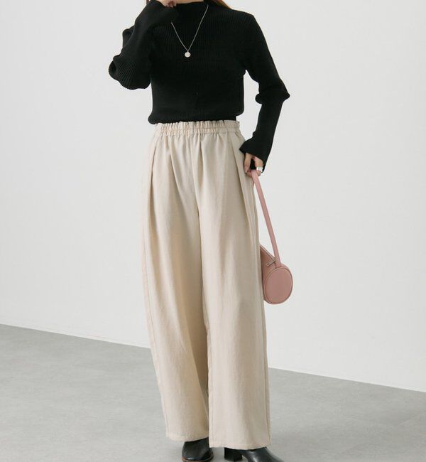  「【リバイバル/新色追加】プチハイネックリブニット」|ニット・セーター|