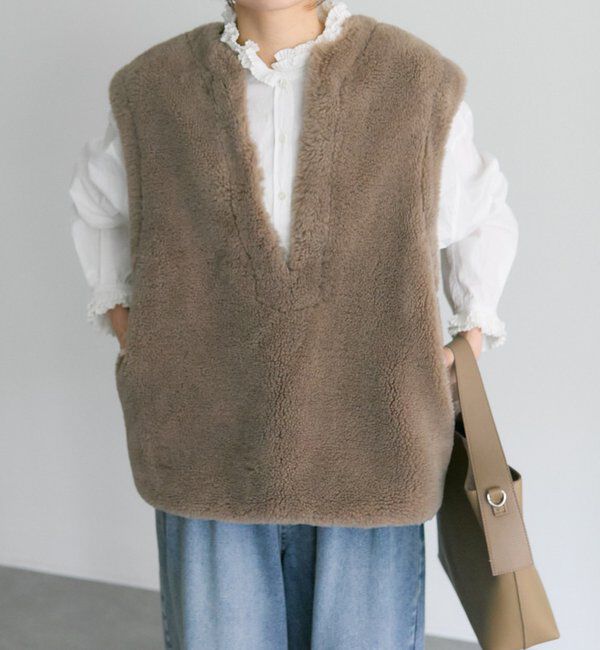  「リサイクルボアベスト」|ダウンベスト・ベスト|