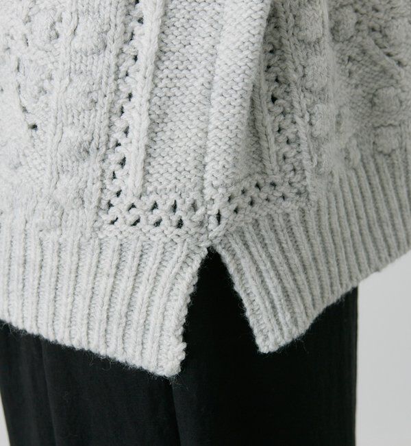  「ポップコーン編み2WAYニット」|ニット・セーター|