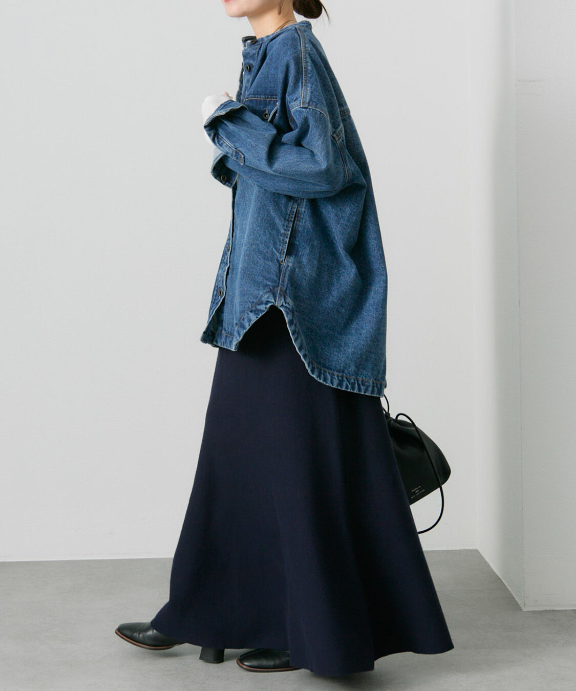  「【新色追加/リバイバル】ミラノリブニットスカート」|スカート|