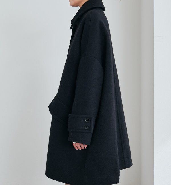  「【日本製】ビーバーウールステンカラーコート」|その他|