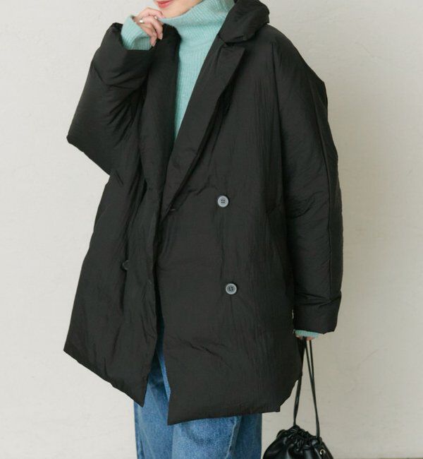  「リサイクルダウンテーラードコート」|ダッフルコート|