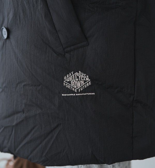  「リサイクルダウンテーラードコート」|ダッフルコート|