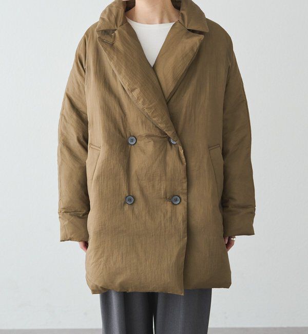  「リサイクルダウンテーラードコート」|ダッフルコート|