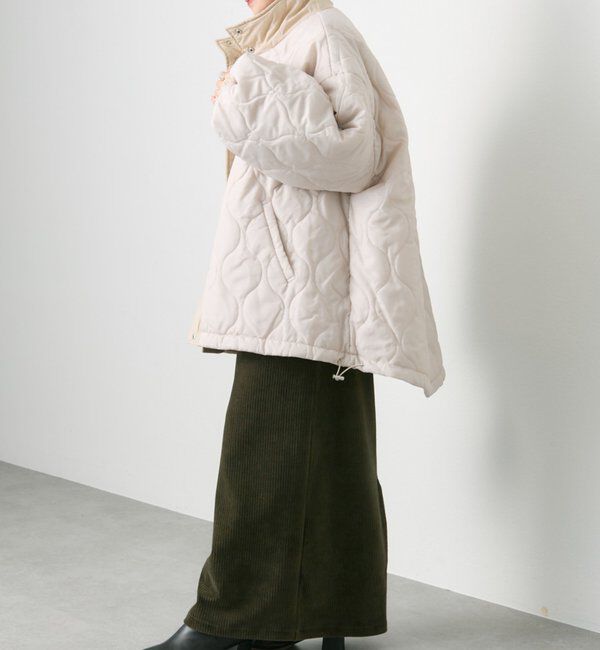  「【WEB限定】リバーシブルスタンドカラーパファージャケット」|テーラードジャケット|