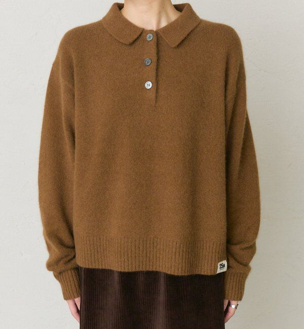  「【25th】FOX混ニットポロ」|ニット・セーター|