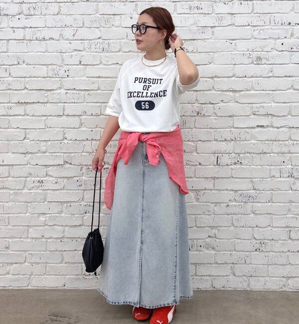  「【＠remi_usus企画】カレッジロゴミニ裏毛スウェットT」|プルオーバー|