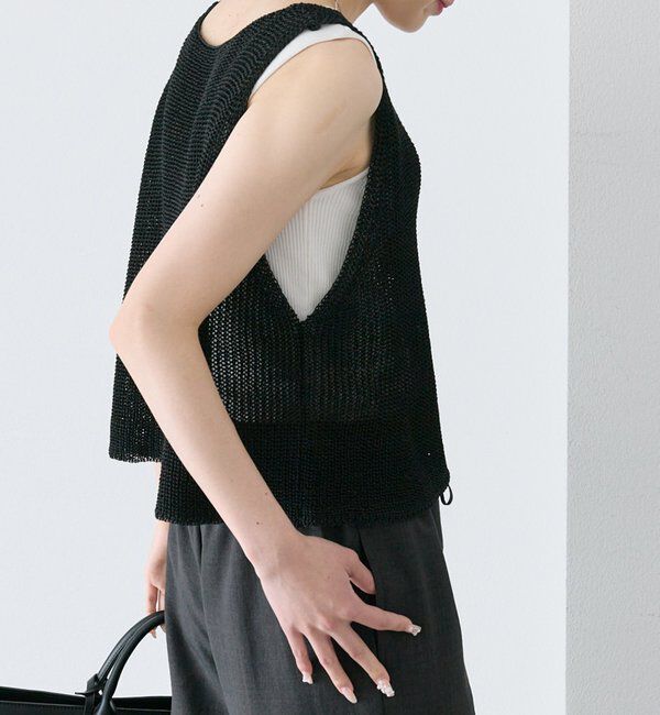  「片畦ニットビスチェ」|ニット・セーター|