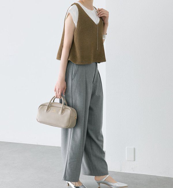  「片畦ニットビスチェ」|ニット・セーター|