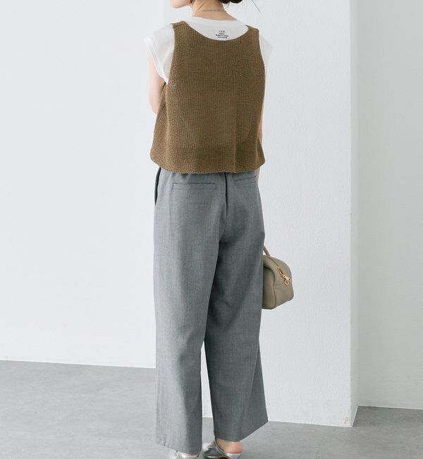  「片畦ニットビスチェ」|ニット・セーター|