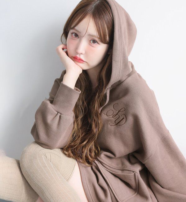  「【WEB限定】ビッグシルエットジップパーカー／裏毛」|プルオーバー|