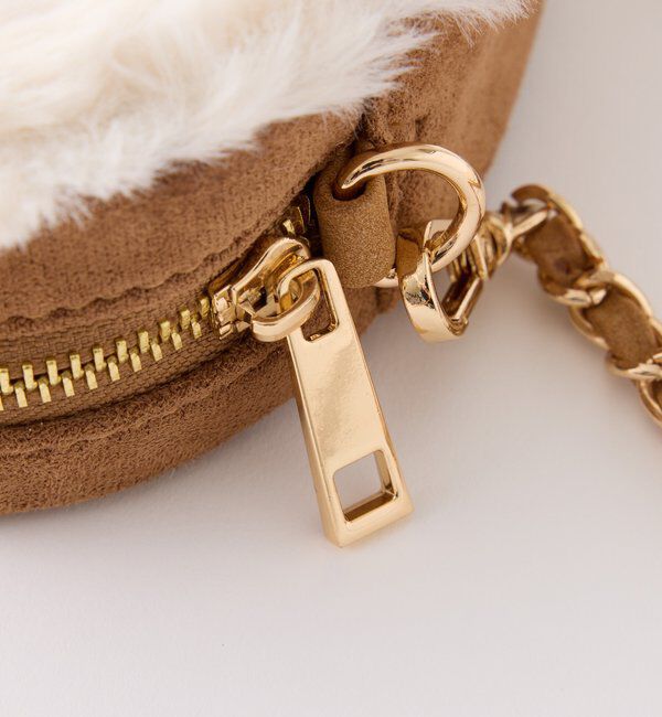  「ハートスエードロゴショルダーバッグ」|ショルダー・メッセンジャー|