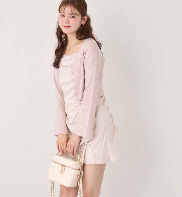  「ベル袖リブカーデ」|ニット・セーター|