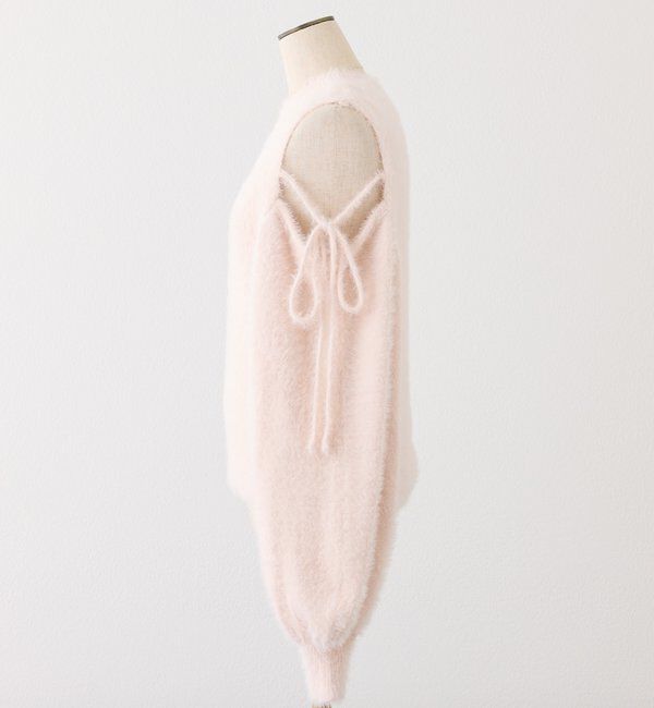  「2way肩あきシャギーニット」|ニット・セーター|