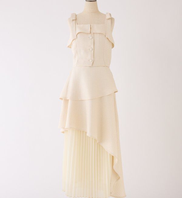  「【LouLoumei】異素材ミックスツイードセットアップ」|その他|