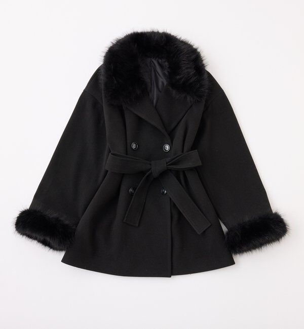  「3WAY衿袖ファーミドルコート」|その他|