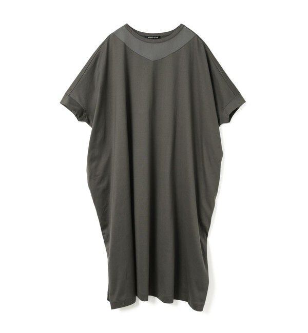 mizuiro ind「mizuiro ind チュールネックワイドワンピース」|ワンピース|ダークグレー