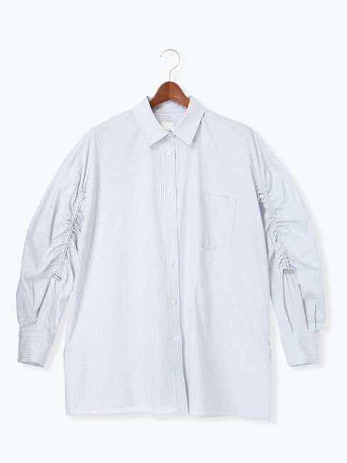 Te chichi「ドロストスリーブストライプシャツ《2025spring catalog item》」|シャツ・ブラウス|