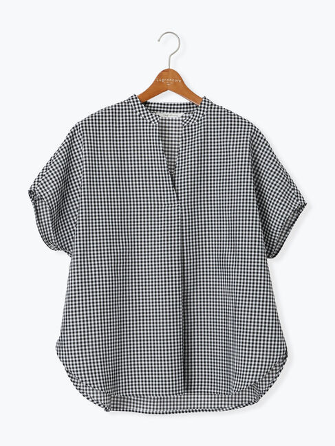 Lugnoncure「【イージーケア】ドルマンスキッパーブラウス」|シャツ・ブラウス|