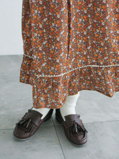 Samansa Mos2「【WEB限定】胸元配色花柄ワンピース」|ワンピース|