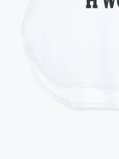 Samansa Mos2「シルケット天竺フロッキープリントTシャツ」|Tシャツ・カットソー|