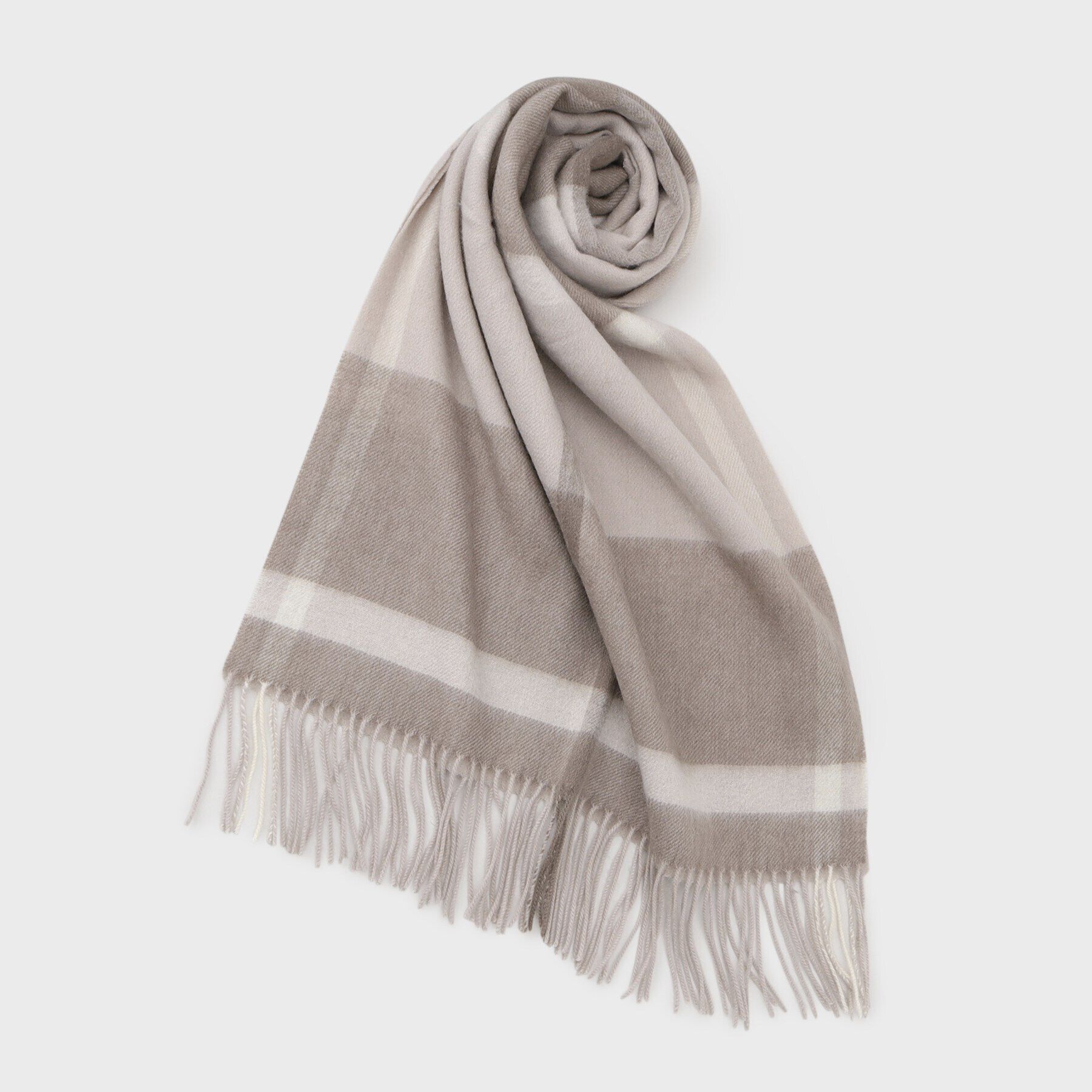 UNTITLED「【手洗い可】ラムズウォッシャブルストール」|ストール|ライトベージュ(25