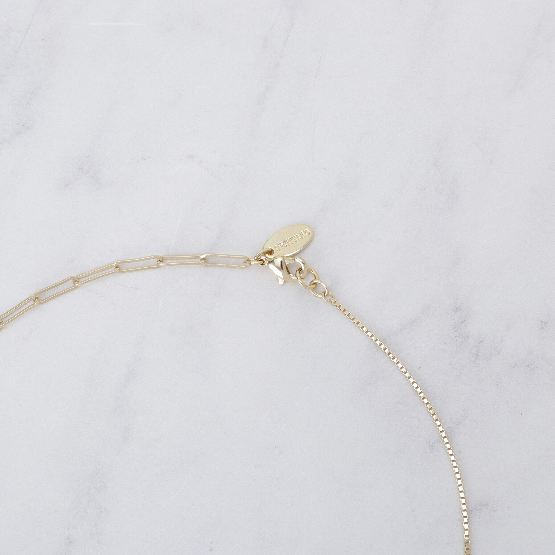 UNTITLED「淡水パールトップYネックレス」|ネックレス|