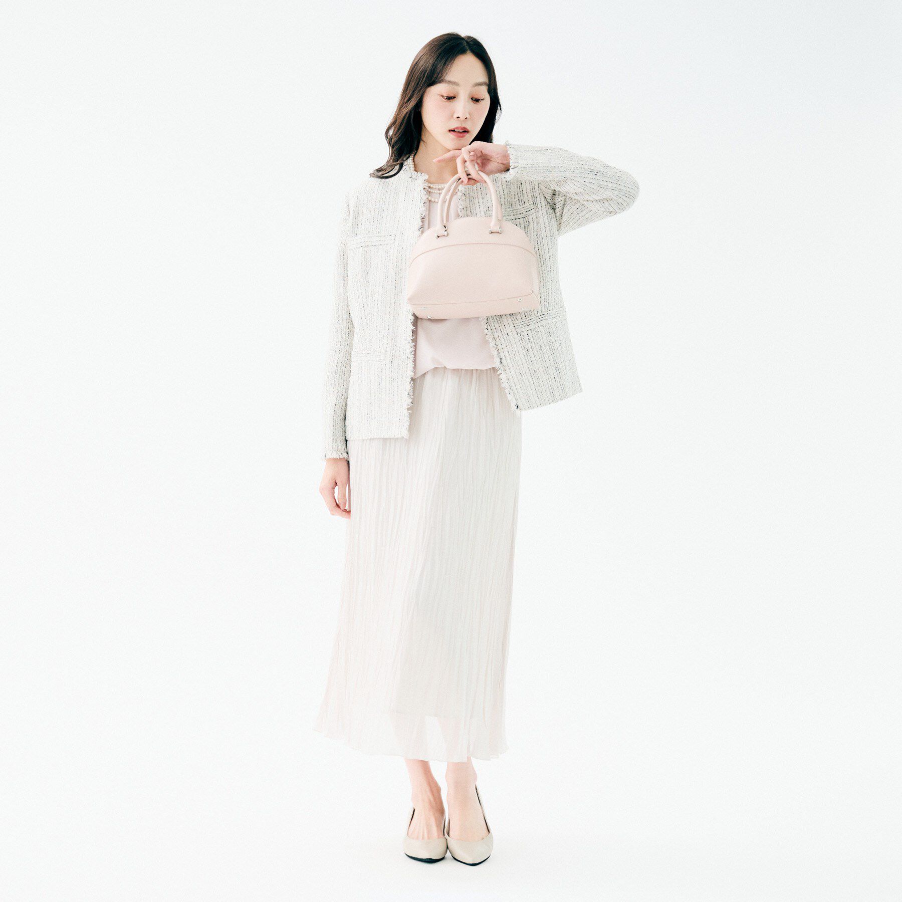 UNTITLED「スプリットレザーラウンドボストンバッグ」|ボストンバッグ|