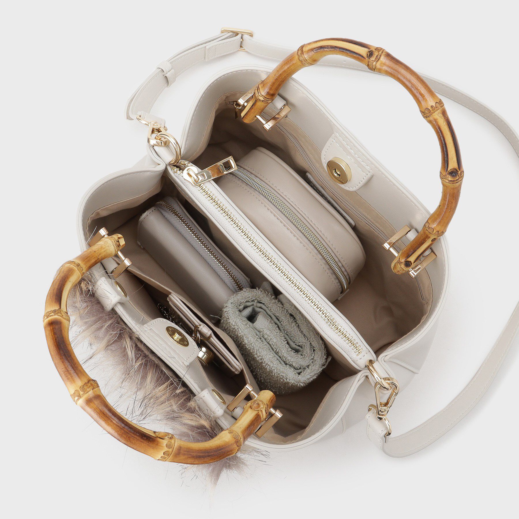 COUP DE CHANCE「バンブーファートート」|トートバッグ|